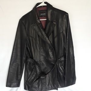 ADLER COLLECTION XL real N.Z. lamb leather Black